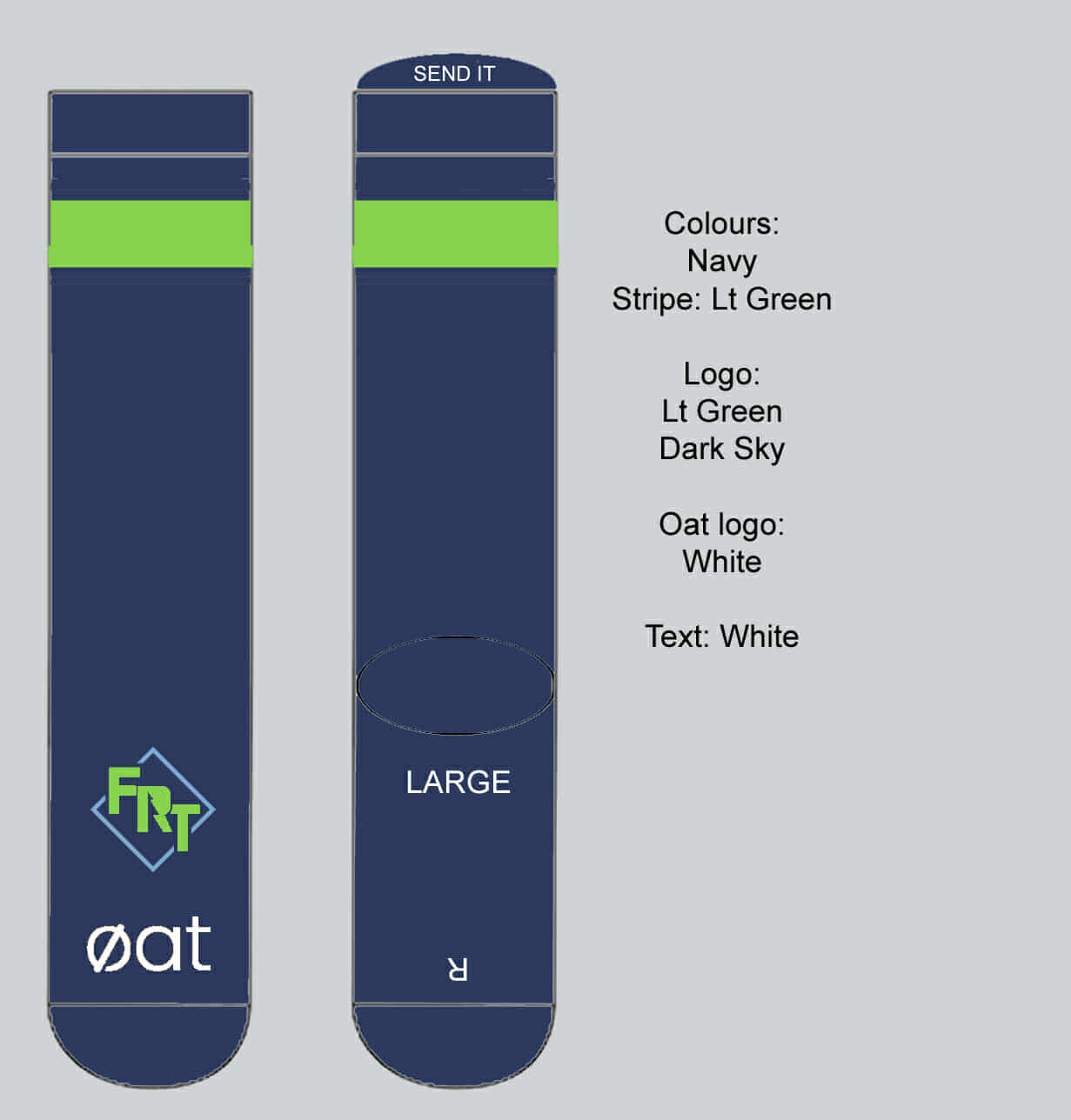 Oat Running Socks - FRT Exclusive