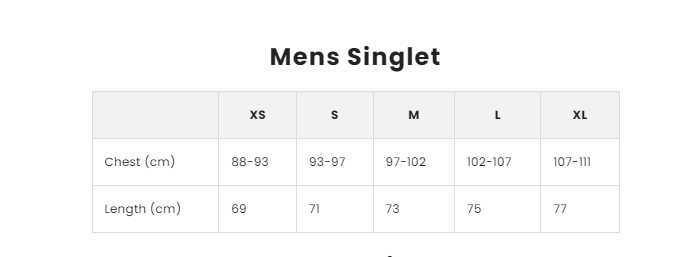 Singlet - Mens